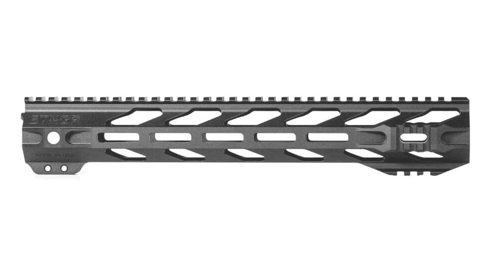 STNGR RPTR M-Lok Free Float Handguard for AR15/M4, Anodized Black, 13.5 in, 13RM
