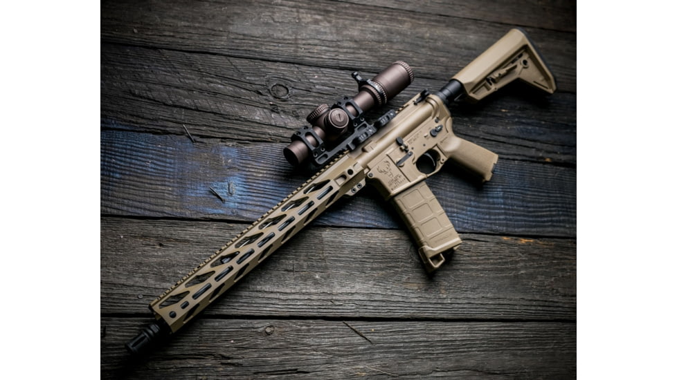 STNGR VYPR M-Lok Free Float Handguard for AR15/M4, Cerakote FDE, 15 in, 15VM-FDE