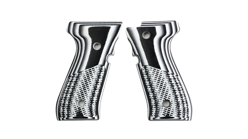 Stoner CNC Beretta 92 Half Checker G10 Grips Fits 92FS/96 M9 Series Pistol, Arctic Camo, STO-BR-B92-HC-ARC