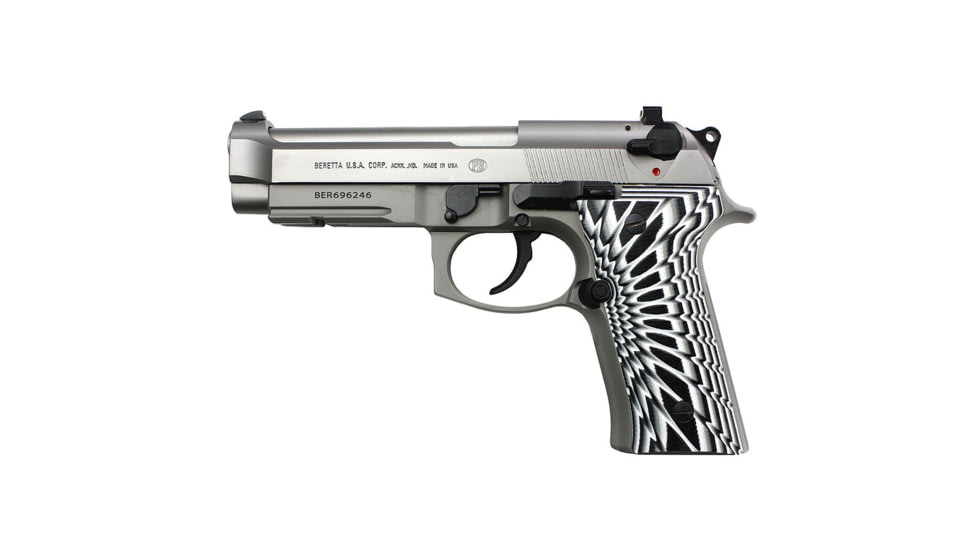 Stoner CNC Beretta 92 Starburst G10 Gun Grips Fits 92FS/96 M9 Series Pistol, Arctic Camo, STO-BR-B92-ST-ARC