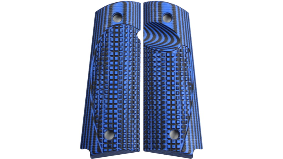 Stoner CNC Conceal Carry G10 Gun Grips fit Taurus PT1911, Blue Black, PT1911-Standard, STO-PT19-CC-STD-BLB