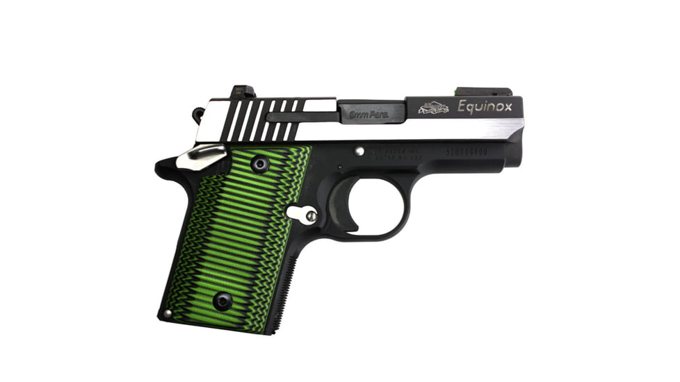 Stoner CNC SIG P238 Gun Grip G10 Super Spine Fits Sig Sauer .380 Auto Pistol, Neon Green, Ambi, STO-P238-SS-AM-NG
