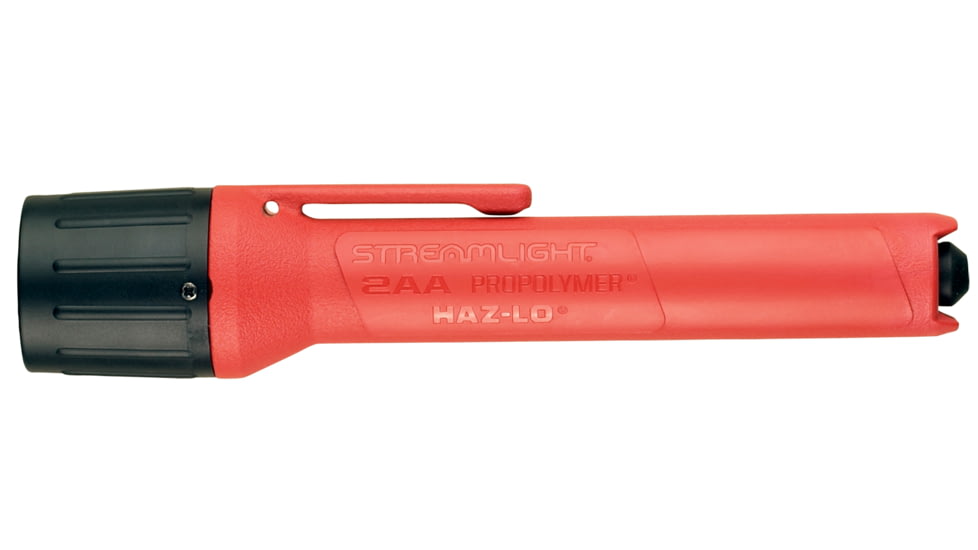Streamlight 2Aa Propolymer Haz-Lo Flashlight, Atex Rated, 65 Lumen White Led, 2 X Aa Battery, Orange, 67555