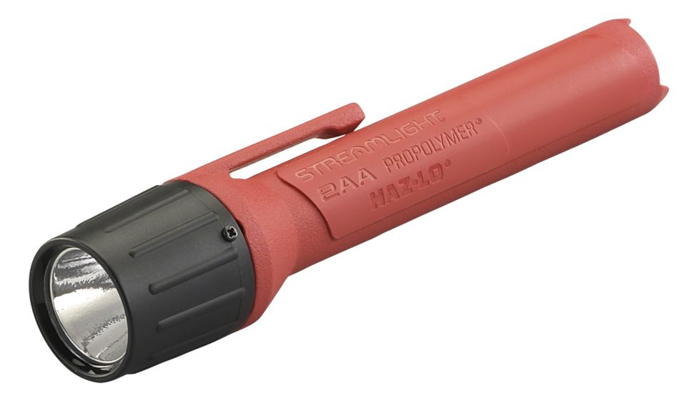 Streamlight 2Aa Propolymer Haz-Lo Flashlight, Atex Rated, 65 Lumen White Led, 2 X Aa Battery, Orange, 67555
