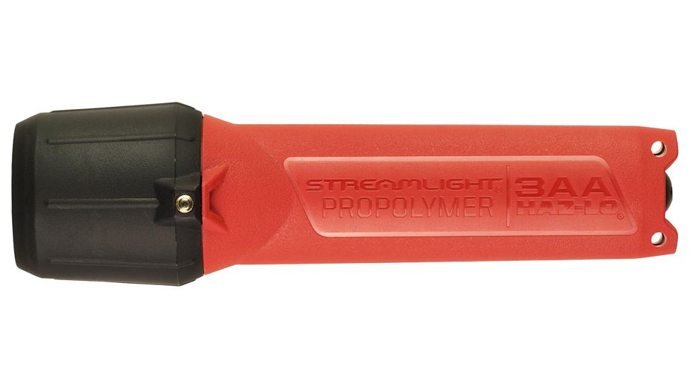 Streamlight 3Aa Propolymer Haz-Lo 7 Led Flashlight, Orange, 68775