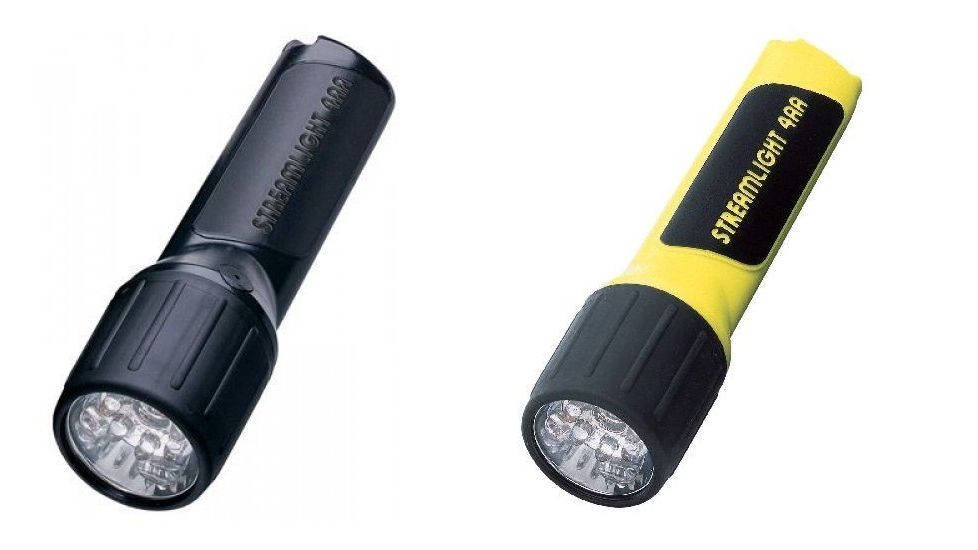 Streamlight 4AA Propolymer LED Flashlights, Black, Yellow