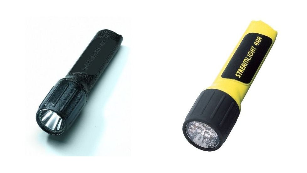 Streamlight 4AA Propolymer LED Flashlights, Black, Yellow