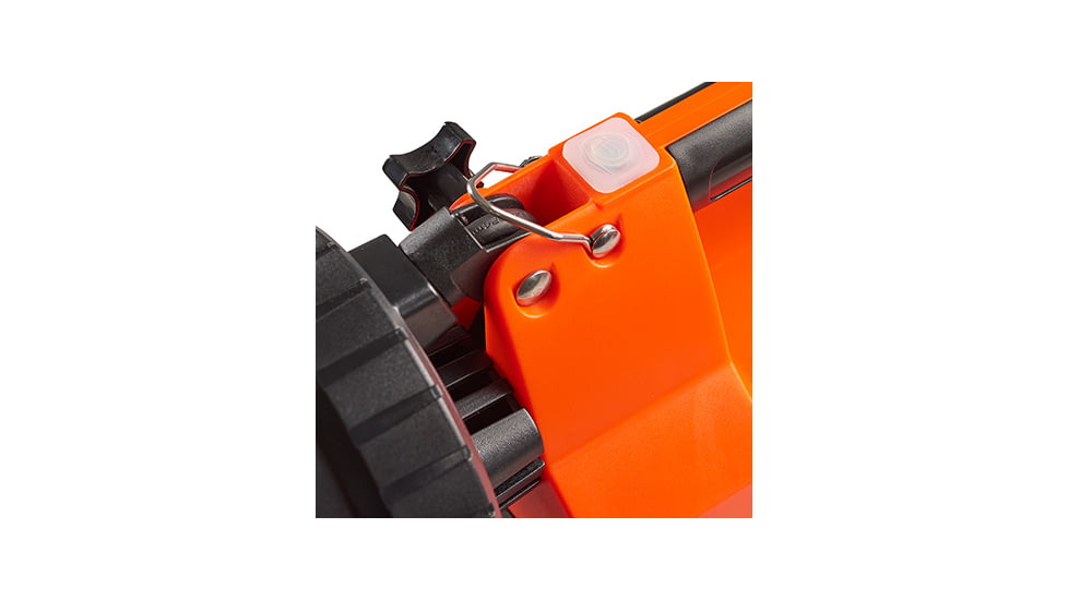 Streamlight E-Flood FireBox 1500 Lumens Rechargeable Lantern with Blue Taillight LEDs, 12V DC Vehicle Mount System with Direct Wire Rack and Shoulder Strap, Orange, 45815