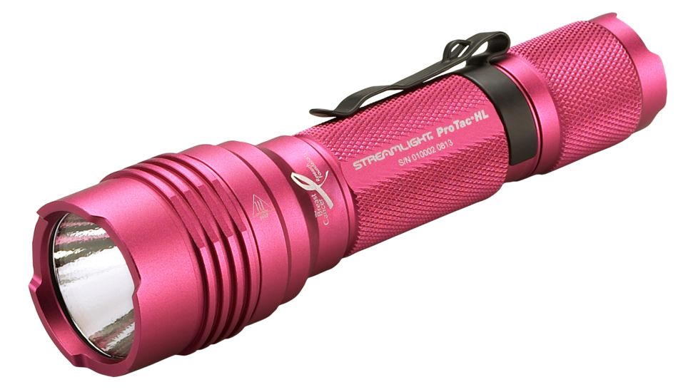 Streamlight Pink ProTac HL 600 Lumen Tactical Flashlight, Pink 88044
