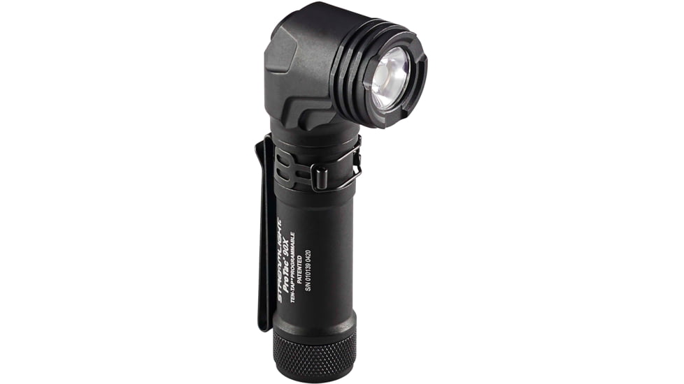 Streamlight ProTac 90X 2x CR123A LED Right Angle Multi-Fuel Tactical Flashlight, 1000 Lumens, Black, 88094
