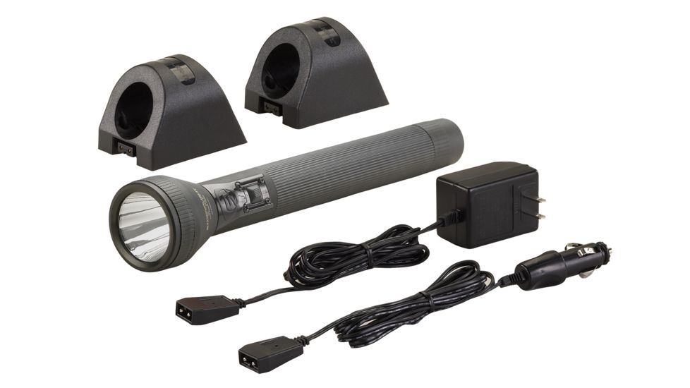 Streamlight SL-20LP Full Size Rechargeable LED Flashlight with NiMH120V AC/DC 2 Sleeves, Black 25303