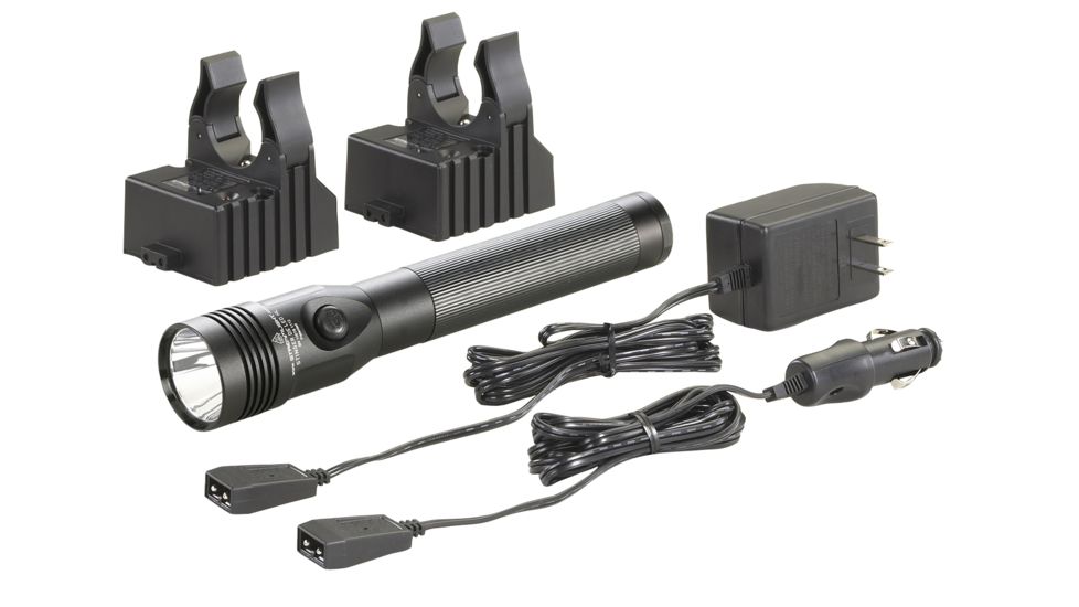 Streamlight Stinger DS LED HL Flashlight 800 Lumens w/120V AC/12V DC - 2 Holders, NiMH Battery 75454