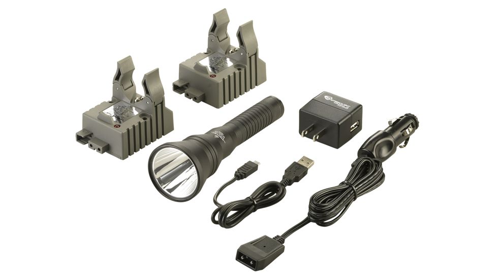 Streamlight Strion HPL High Performance Rechargeable Long Range Flashlight 615 Lumens - 120V AC/12V DC 1 Holder, 74501