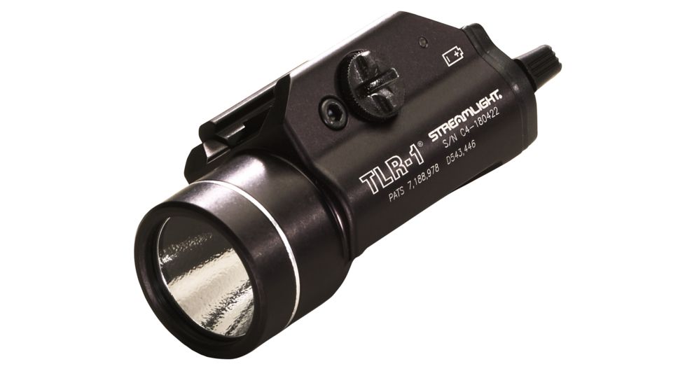 Streamlight TLR-1 C4 LED Rail-Mounted Weapon Flashlight w/ Keys, Black, 69110