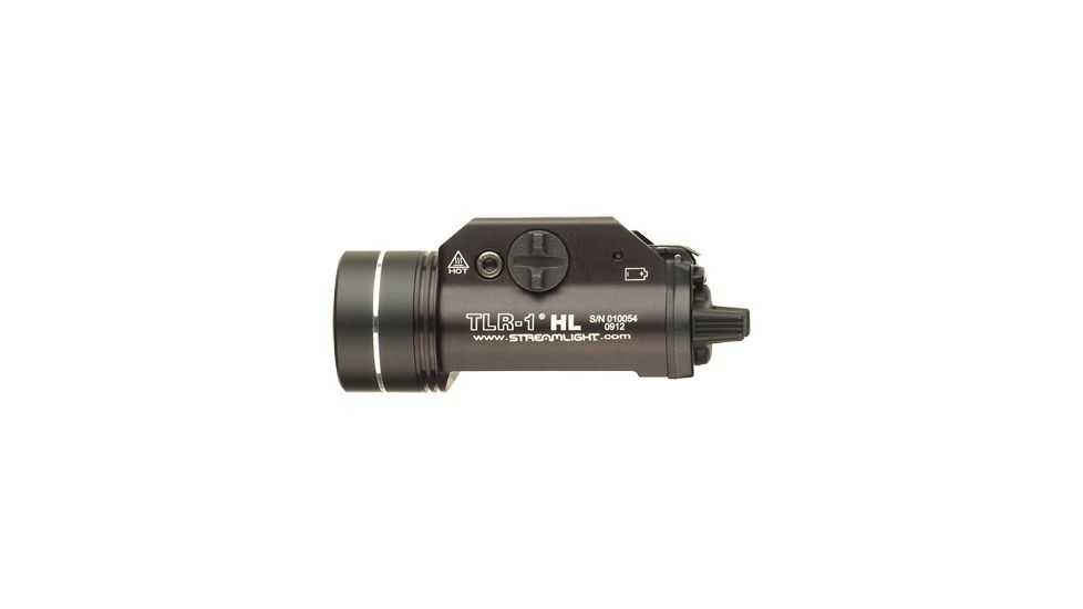Streamlight TLR-1 HL LED Tactical Weapon Light Dual Remote Kit, CR123A, White, 1000 Lumens, Black, 69889