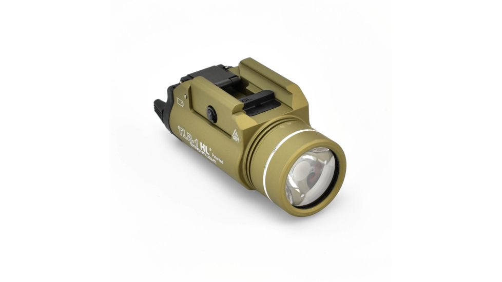 Streamlight TLR-1 HL LED Rail-Mounted Tactical Flashlight, 800 Lumens w/Lithium Batteries, Flat Dark Earth, 69266
