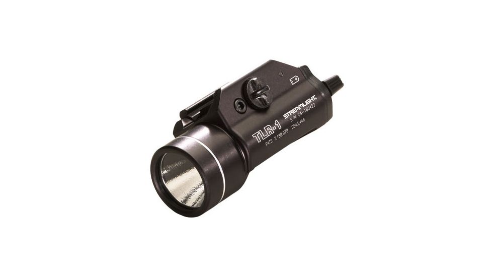 Streamlight TLR-1 IR Rail-Mounted Infrared Weapon Light, CR123A, 135 Lumens, Black, 69150