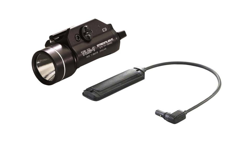Streamlight TLR-1 Weapon Light w/Remote Switch, Black, 69148