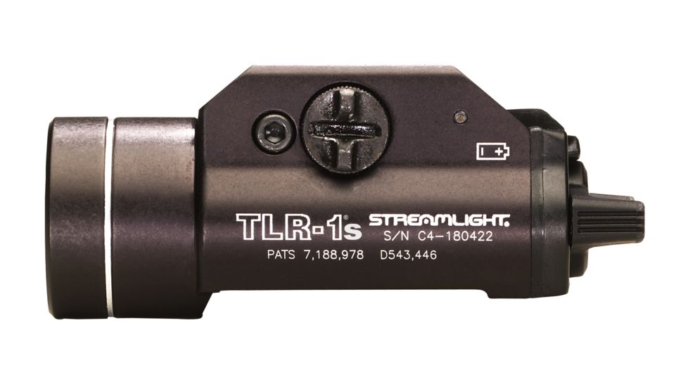 Streamlight TLR-1s C4 LED Rail-Mounted Weapon Flashlight, Black w/ Strobe Function 69210