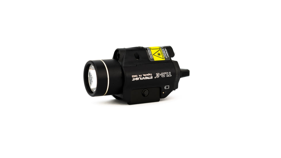 Streamlight TLR-2 Tactical Weapon Flashlight w/ Laser Sight, CR123, Laser Sight , No Strobe, 300 Lumens, Black, 69120