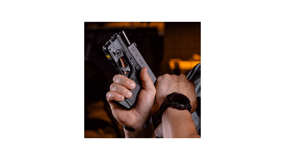 Streamlight TLR-6 HL 300 Lumens LED Weapon Light, Lithium Ion, Black, Glock 43X/48, Red Laser, 69345