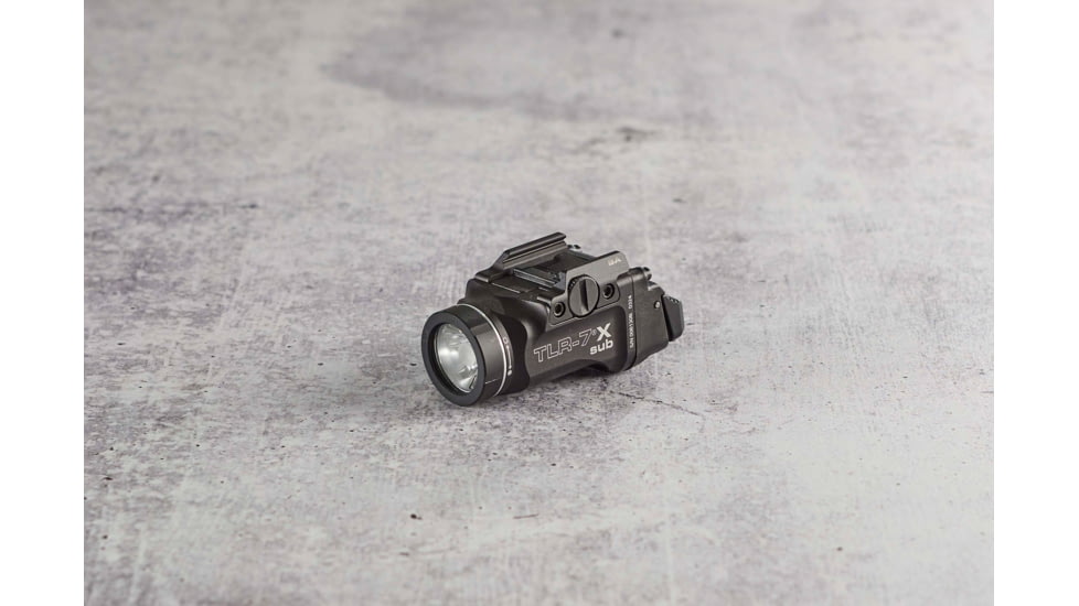Streamlight TLR-7 X Sub Ultra-Compact LED Tactical Weapon Light, Springfield Armory Hellcat, CR123A, White, 500 Lumens, Black, 69404