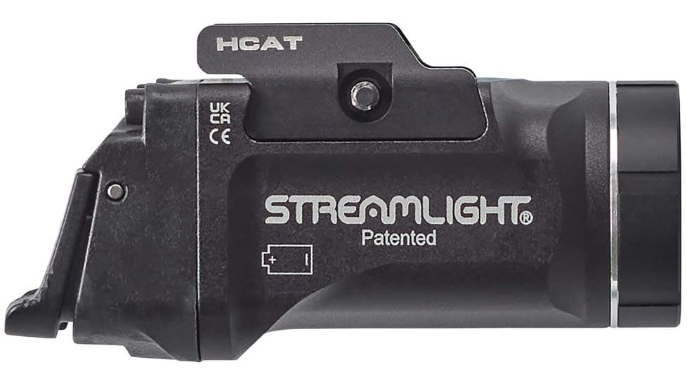 Streamlight TLR-7 X Sub Ultra-Compact LED Tactical Weapon Light, Springfield Armory Hellcat, CR123A, White, 500 Lumens, Black, 69404