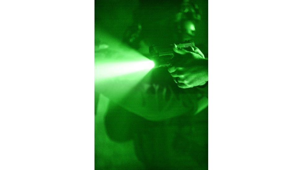 Streamlight TLR-VIR II Weapon Flashlight and IR Laser , CR123A, White, 300 Lumens, Coyote, 69191