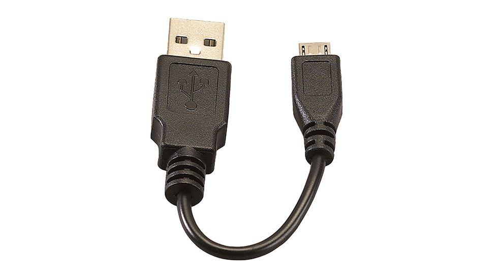 Streamlight USB A To USB Micro Cord 5in/12.7 cm, Accessory, 22079
