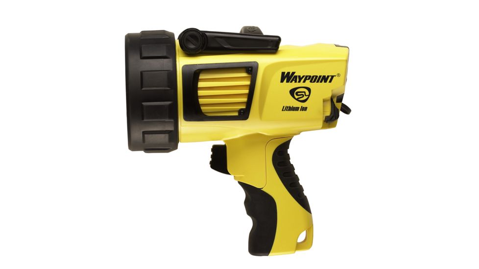 Streamlight Waypoint Rechargeable Spotlight, 1000 Lumen White Led, 44919 - International Ac Charge Cord, Yellow, 44920