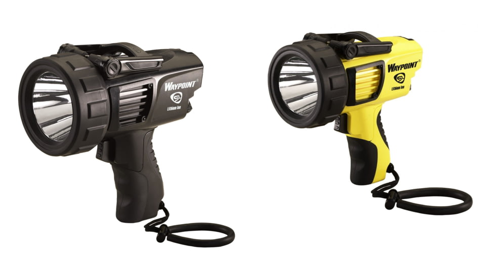 Streamlight Waypoint Rechargeable Spotlight W/International Ac Charger, Black, Yellow