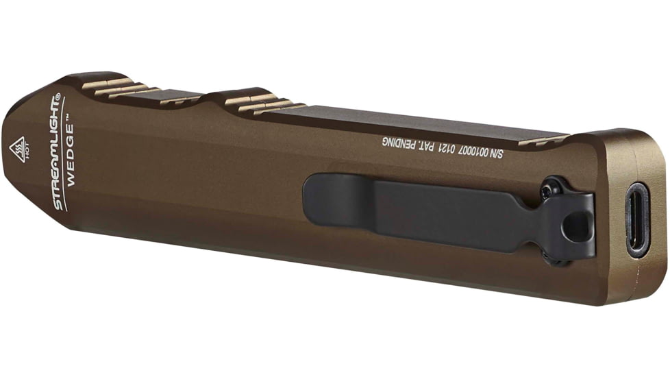 Streamlight Wedge Flashlight, 300 Lumens, LED Aluminum, Coyote, USB-C, 88811