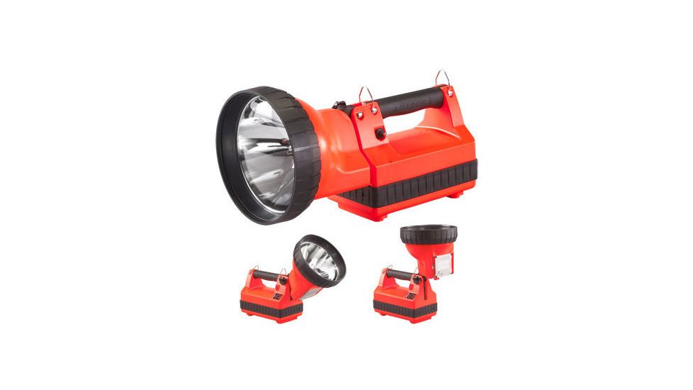 Streamlight H.I.D. LiteBox Searchlight - Rechargeable High Intensity Discharge Flashlight, Lamp Only, WITHOUT CHARGER, Orange, 45600