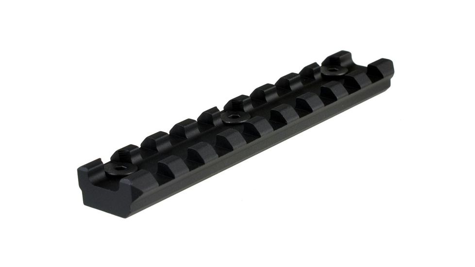 Strike Industries 9 Slot Keymod Long Rail Section For 45 Degree Panel, Black SI-KMARS-L-9-45D