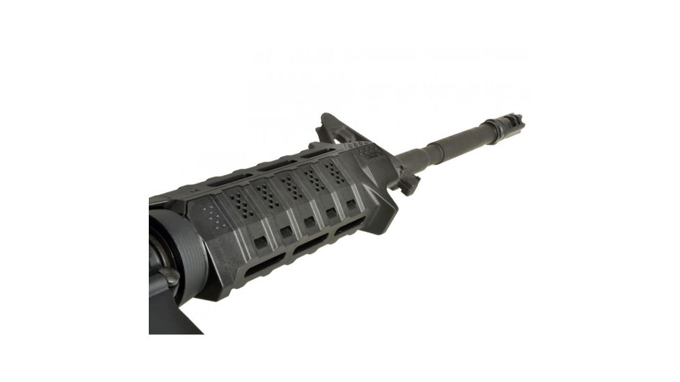 Strike Industries Carbine Length Handguard, Black/Black, Carbine SI-STRIKE-HG-CBK-BK