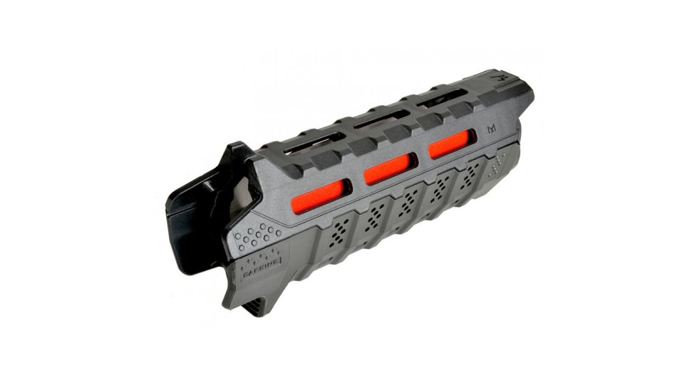 Strike Industries Carbine Length Handguard with Heat Shield, Red, SI-STRIKE-HG-CBK-RED