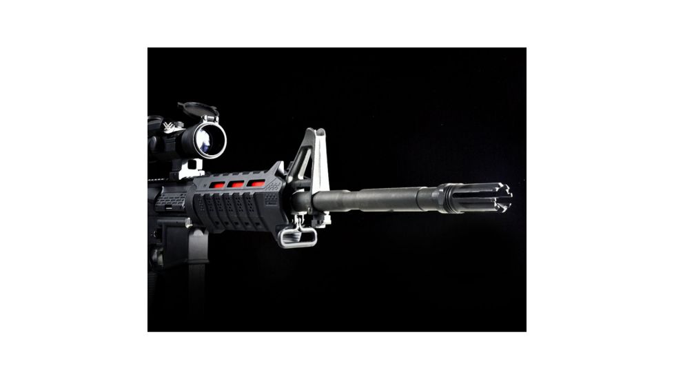 Strike Industries Carbine Length Handguard with Heat Shield, Red, SI-STRIKE-HG-CBK-RED