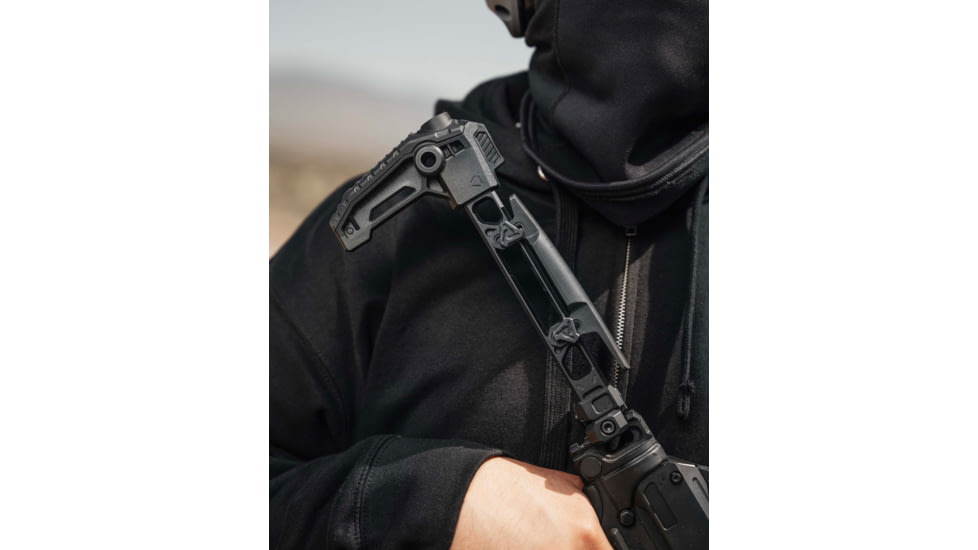 Strike Industries FSA Replacement AR-15 Polymer Rifle Stock, Black, SI-STOCK-BK