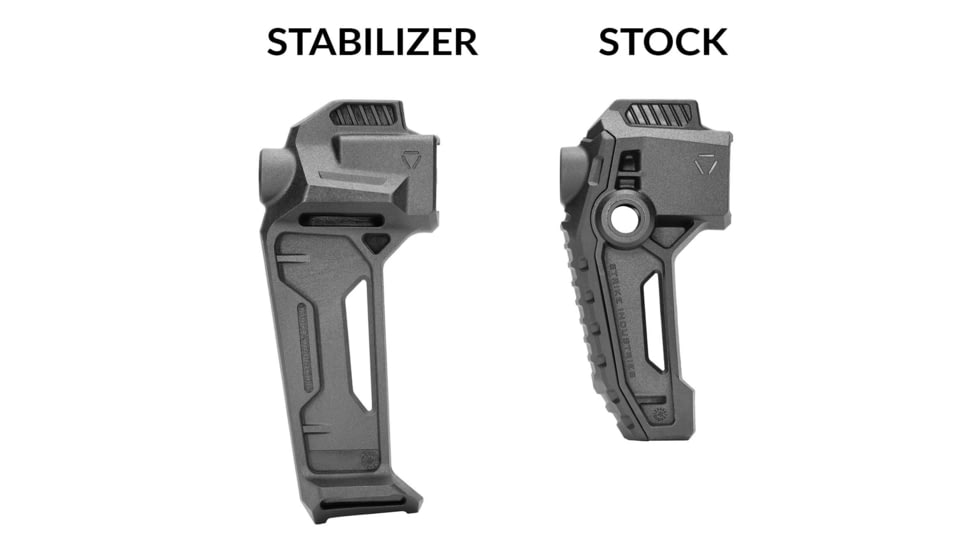 Strike Industries FSA Replacement AR-15 Polymer Rifle Stock, Black, SI-STOCK-BK