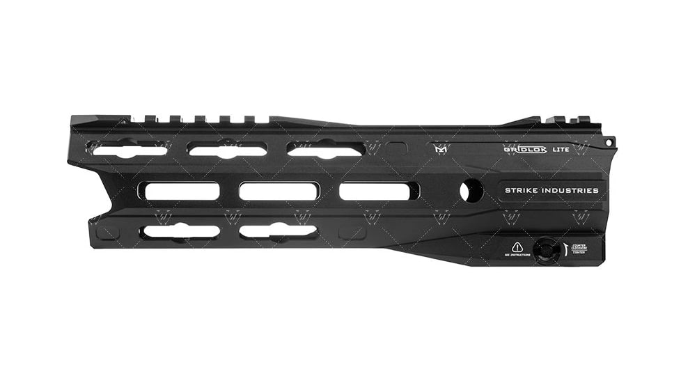 Strike Industries Grildlok LITE 8.5in Handguard Assembly, Black, One Size, SI-GRIDLOK-LITE-8.5-BK