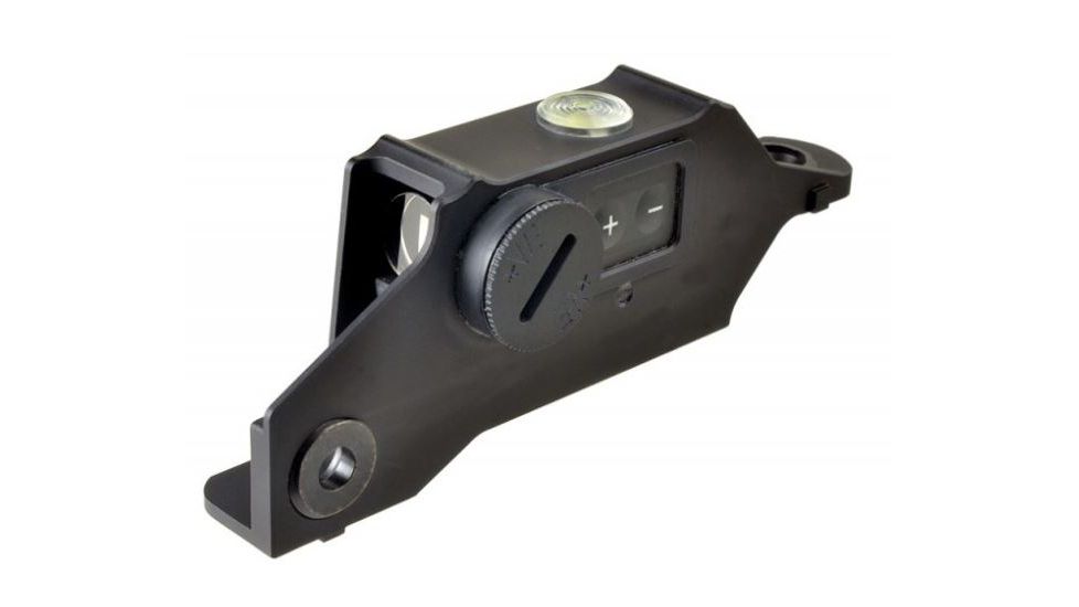 Strike Industries HC-14 Mini Dual Illuminated Ring Sight w/ Back Up Illuminated Battery, Green Fibre Optic and Green Central Dot, Black, RS-HC-14 Mini Green ILU