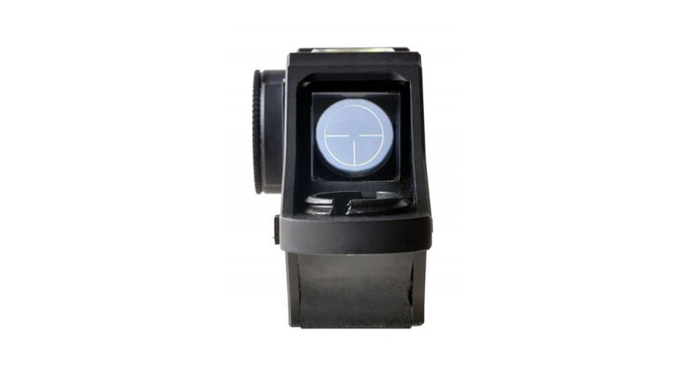Strike Industries HC-14 Mini Dual Illuminated Ring Sight w/ Back Up Illuminated Battery, Green Fibre Optic and Green Central Dot, Black, RS-HC-14 Mini Green ILU