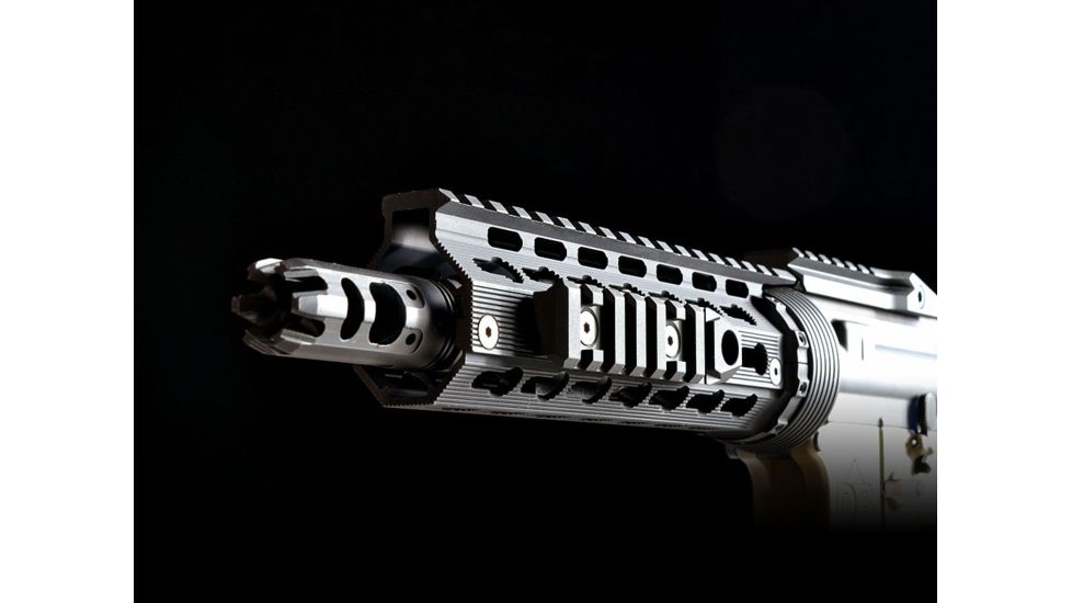 Strike Industries Link Rail Section 7 Slots-QD Featured Can Fit Most Keymod and M-Lok Version Mounting Surfaces, Black SI-LINK-RS-7-QD-BK