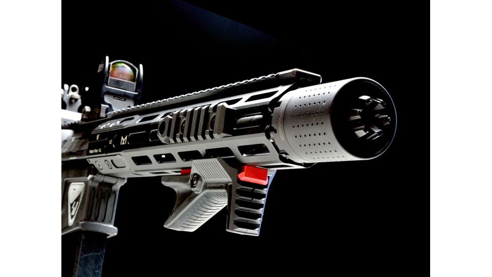 Strike Industries Link Rail Section 7 Slots-QD Featured Can Fit Most Keymod and M-Lok Version Mounting Surfaces, Black SI-LINK-RS-7-QD-BK