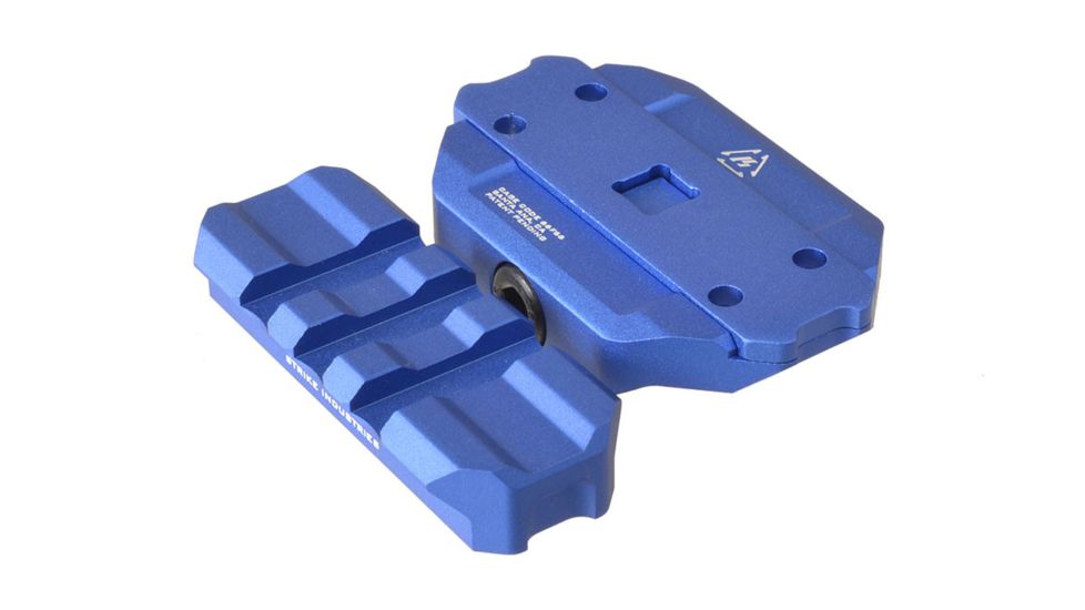 Strike Industries R.EX Riser - Low Profile, Lightweight Riser for AR Platforms, Blue SI-REX-RISER-BLU