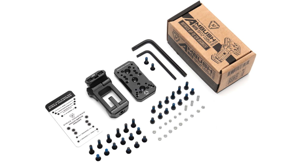 Strike Industries Rotatable Optic Red Dot Sight Mount, Black, SI-ROM