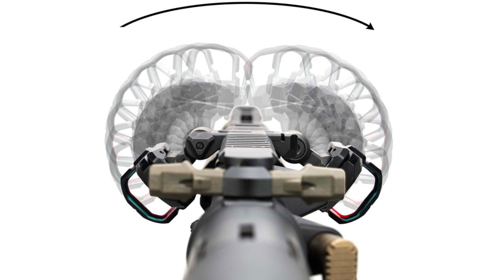 Strike Industries Rotatable Optic Red Dot Sight Mount, Black, SI-ROM