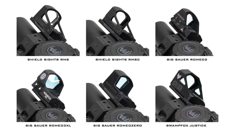 Strike Industries Strike ASM Ring Cap Multi-Optic Mount System, Black, SI-STRIKE-ASM-OM