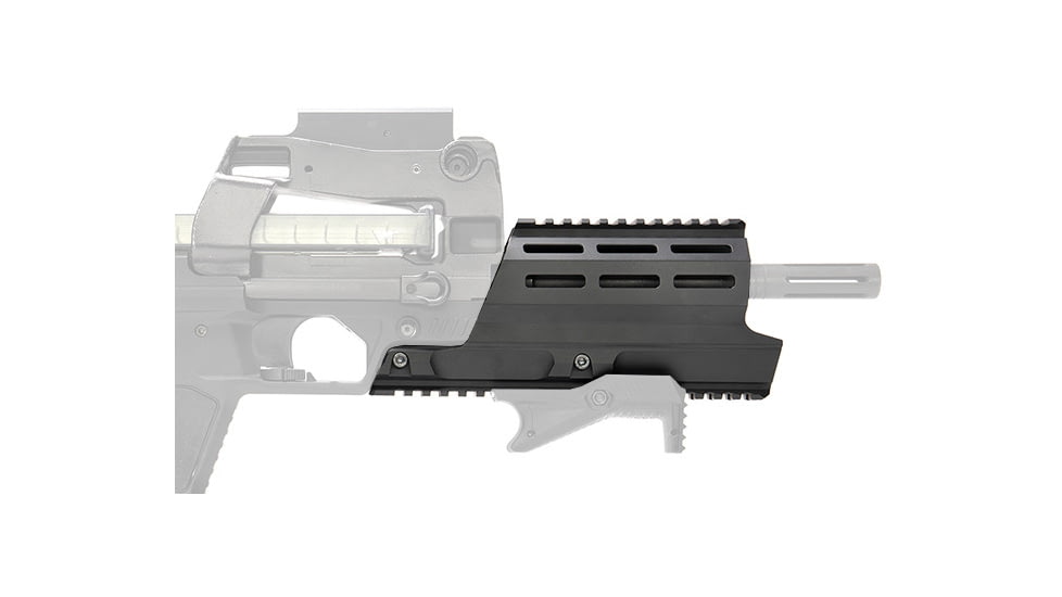 Strike Industries FN PS90 Modular Chassis Aluminum Picatinny Long Handguard, 8.66in, Black, SI-SMC-90-LHG-BK