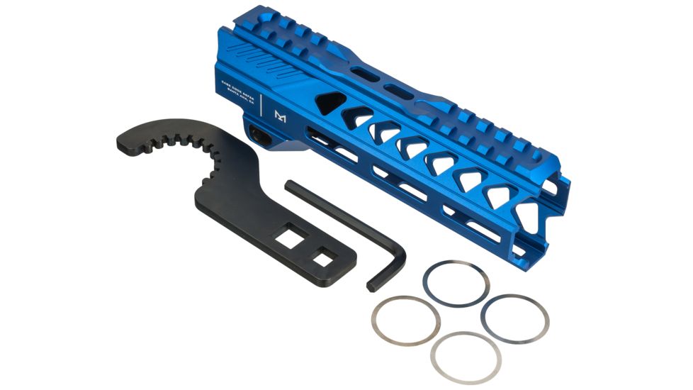 Strike Industries Strike Rail 7in Mlok Handguard Rail, Blue, SI-STRIKERAIL-07-BLU